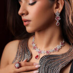 Blush Bloom AD Necklace Set