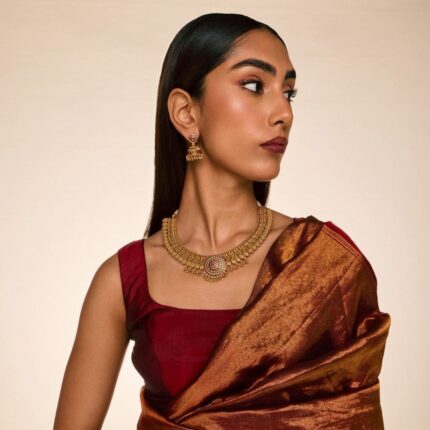 Kemp Guttaspusalu Coin Necklace with jhumkas